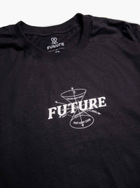 Camiseta-Future-Cone-Light-Preta-Detalhe-Frente