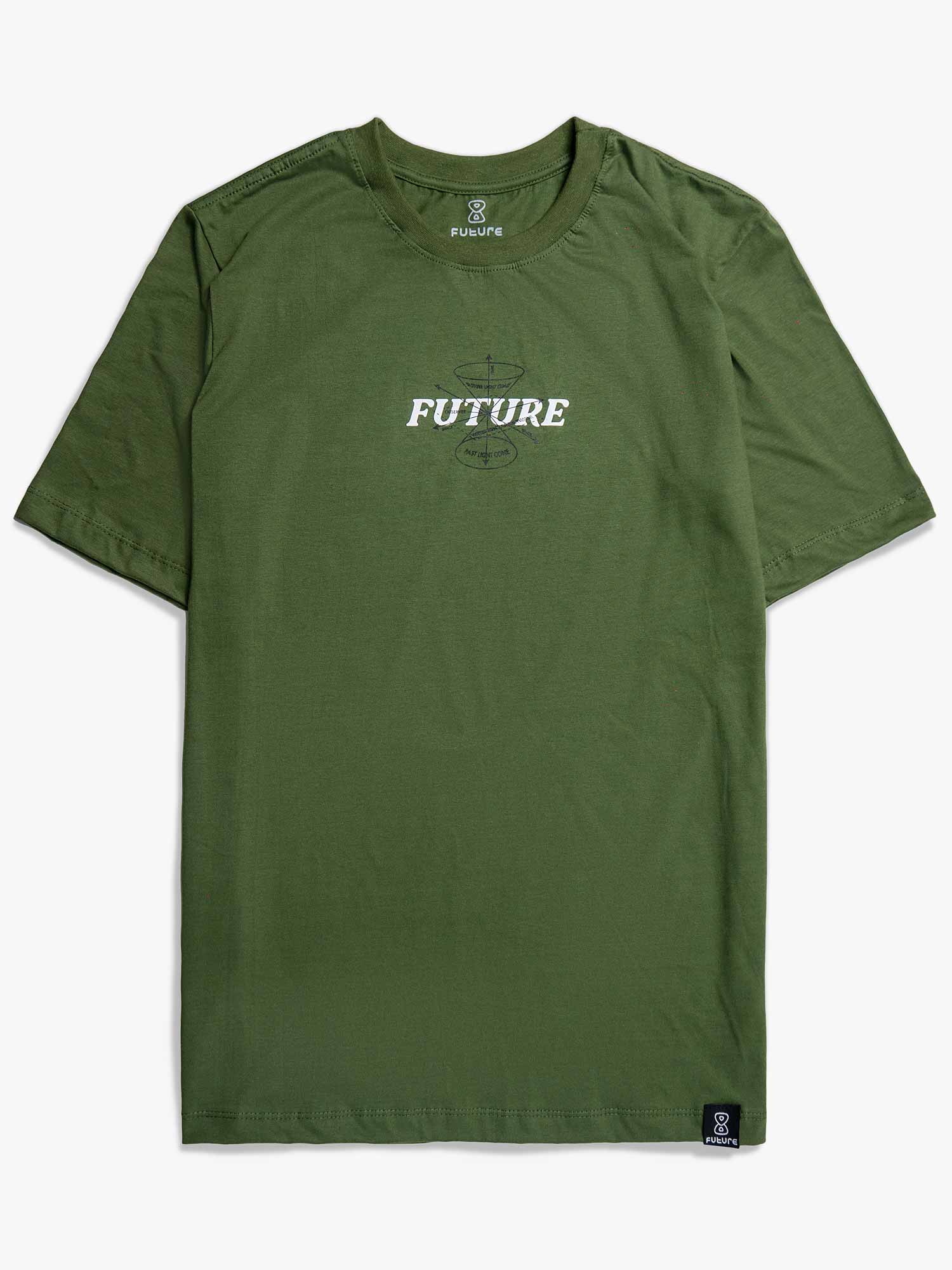 Camiseta-Future-Cone-Light-Verde-Frente