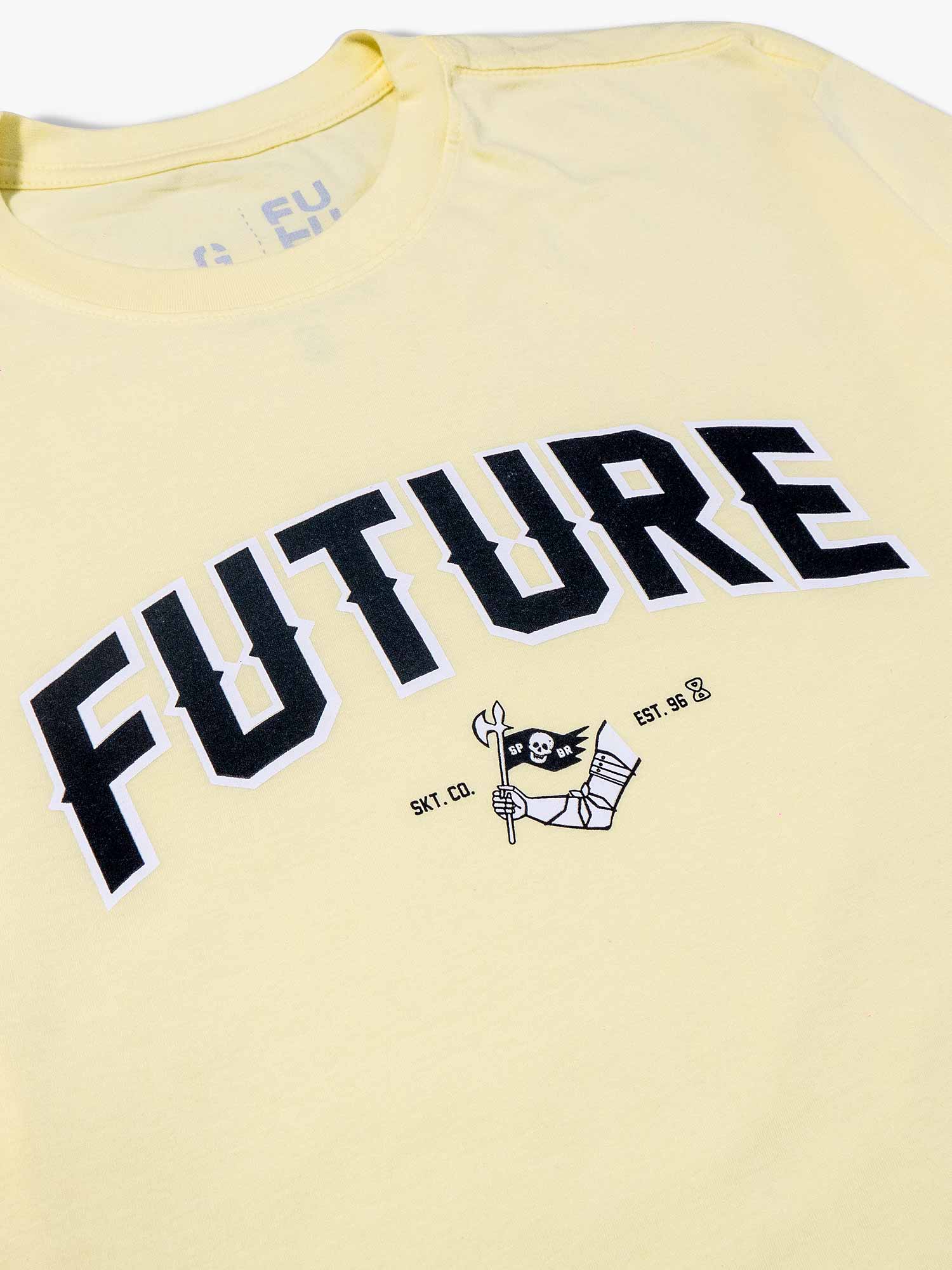 Camiseta-Future-Flag-Amarela-Detalhe-Frente