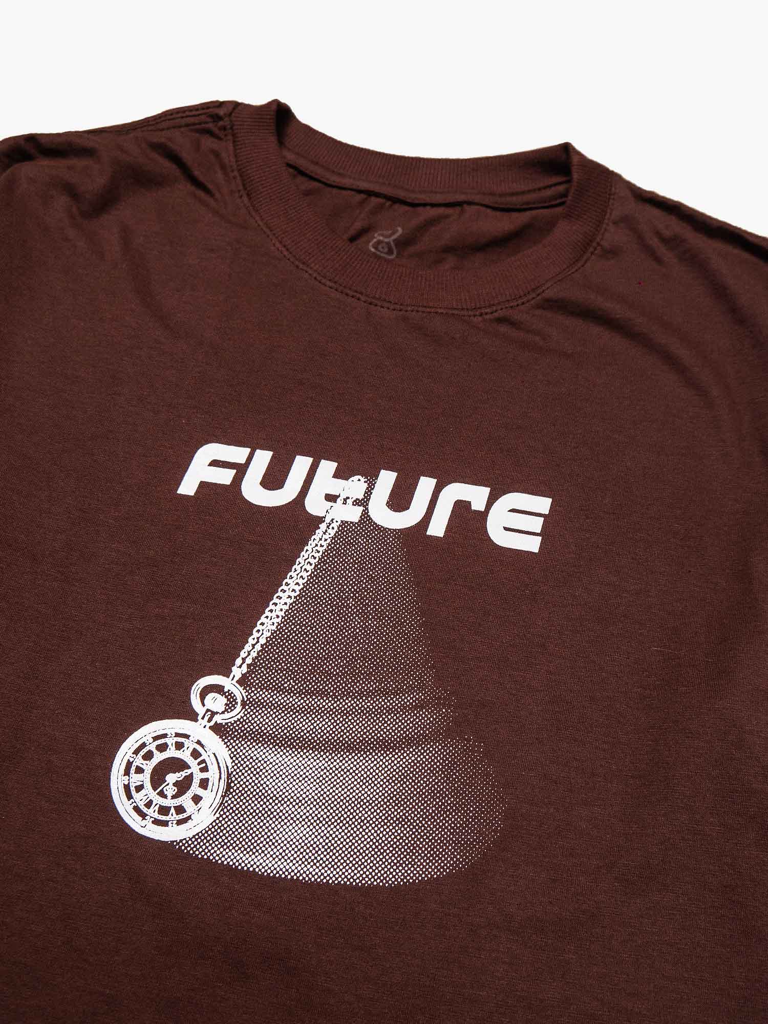 Camiseta-Future-Master-Plan-Marrom-Close