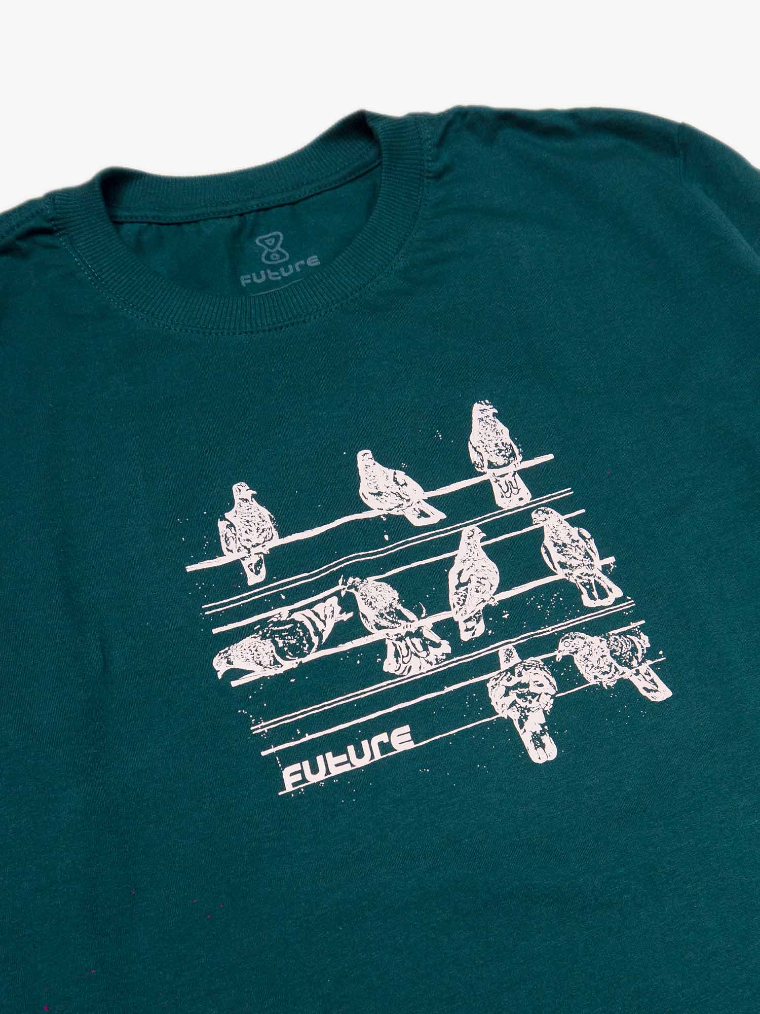 Camiseta-Future-Pigeons-Verde-Close