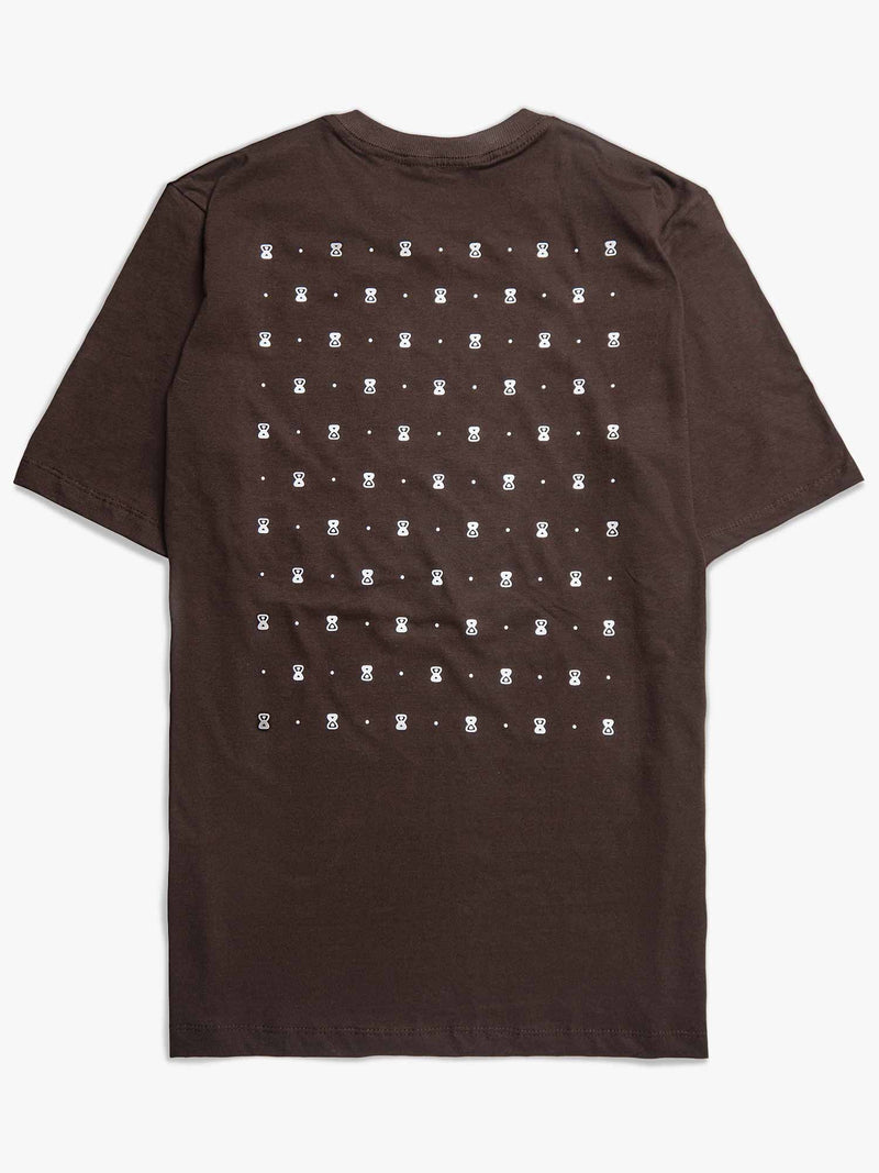 Camiseta-Future-Texturized-Marrom-Costas