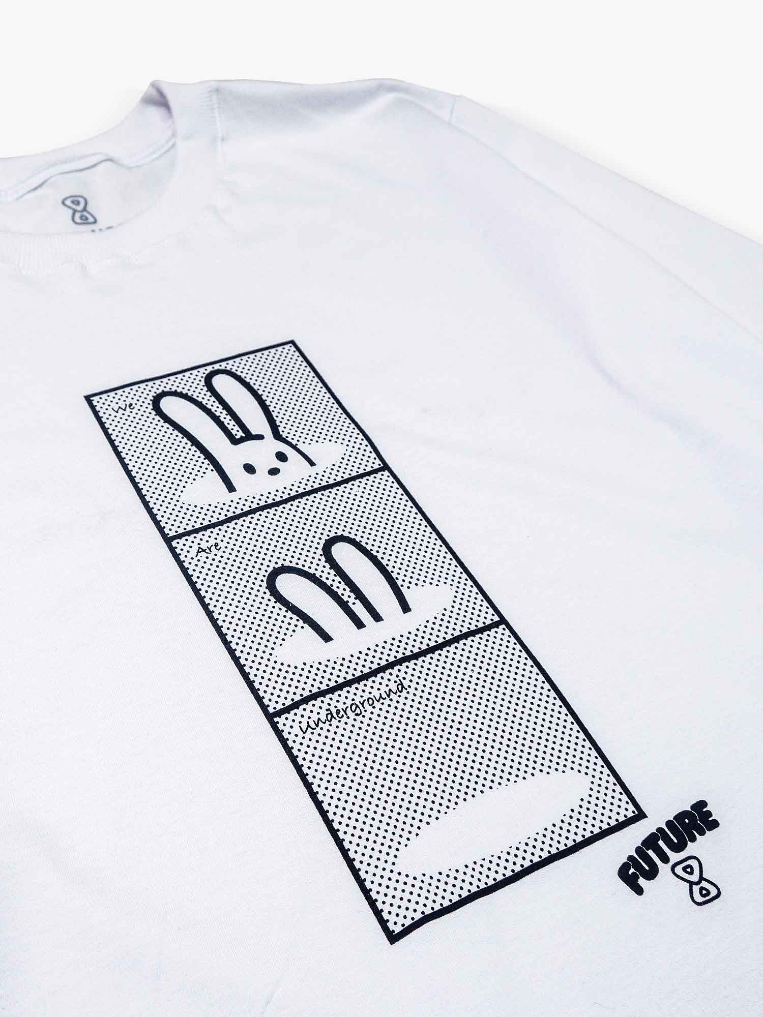 Camiseta-Future-Underground-Branca-Detalhe-Frente