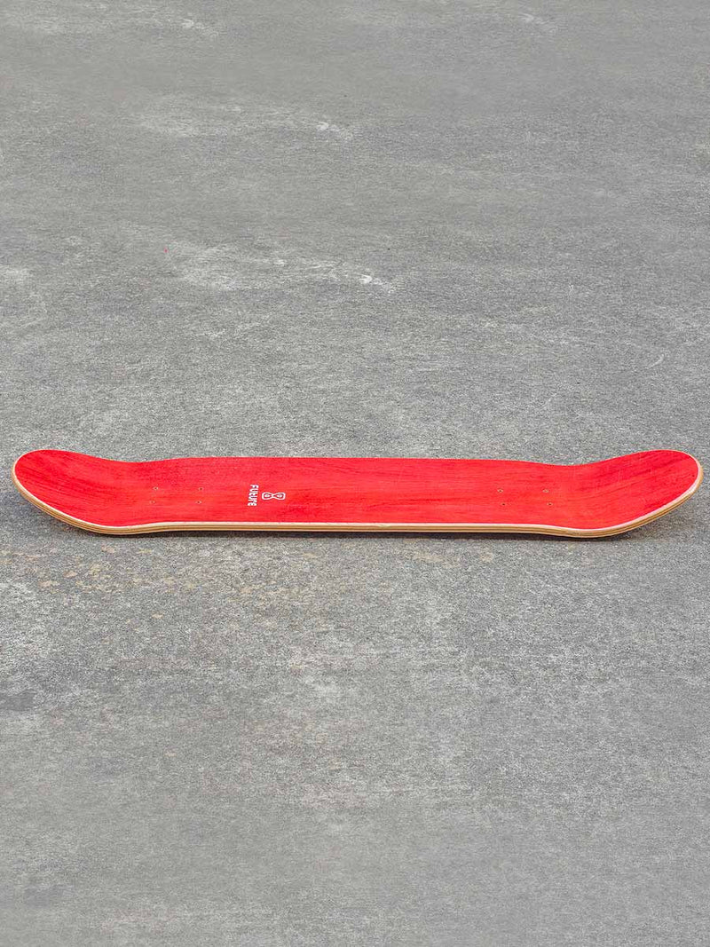 Shape Marfim Future Skateboards Não Encoste Rosa II 7.75" Perfil