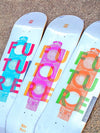 Shape Marfim Future Skateboards Não Pare Vermelho 8.0"  Conjunto