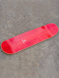 Shape Marfim Future Skateboards Não Pare Vermelho 8.0"  Perfil