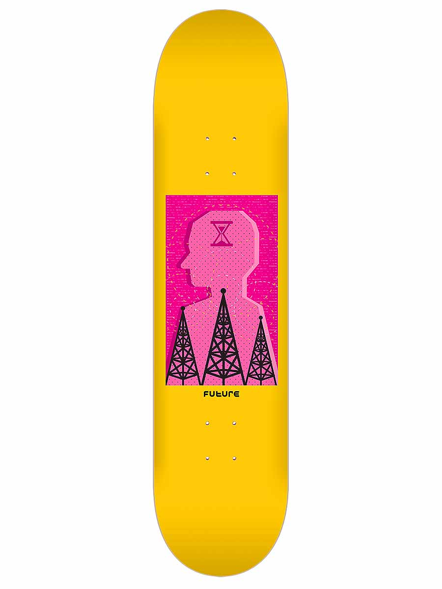 Shape Marfim Future Skateboards Transmission Amarelo 8.1"